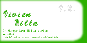 vivien milla business card